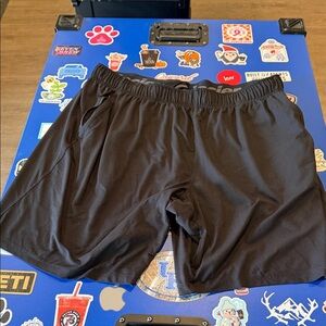 Men's XXL Glacier Black Athletic Shorts